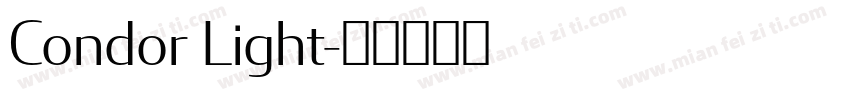 Condor Light字体转换